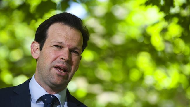 Senator Matt Canavan announced the plan for Kimba on Saturday, but has since resigned from his role as Resources Minister. AAP Image/Lukas Coch