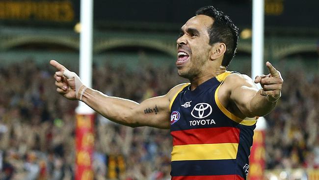 Eddie Betts is a wizard inside 50. Picture Sarah Reed