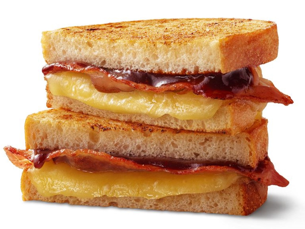 The new barbecue, bacon and cheese toastie. Picture: Supplied