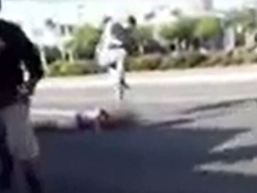 Teenagers filmed bashing a man and stomping on his head at a Maroochydore bus stop in 2019.