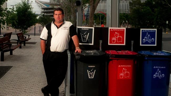 Lovett in 1998 after his Atlanta trip led to him being awarded a contract for the Sydney Olympic Games.