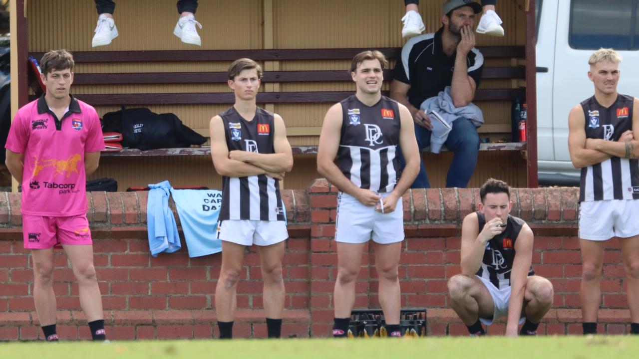 Port Adelaide star Zak Butters (L) back at his home football club of Darley earlier in the year. Picture: Darley Football Club