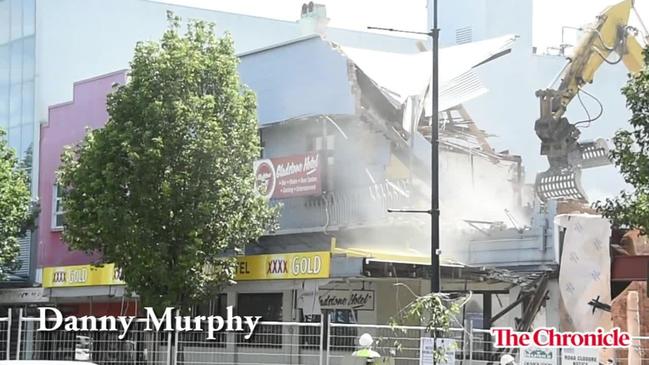 Iconic hotel demolished