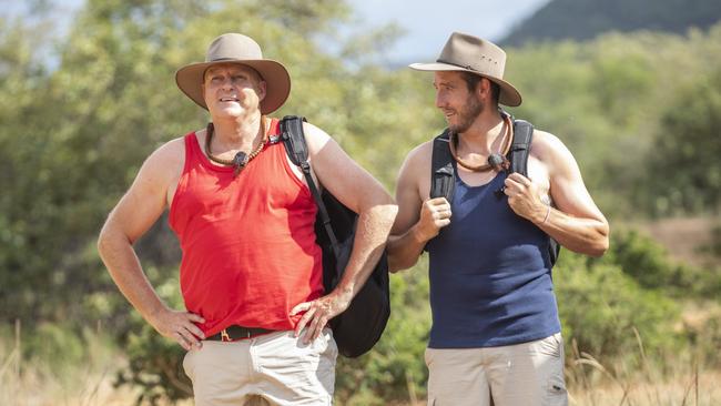 Billy Brownless and Dale Thomas on I’m A Celeb.