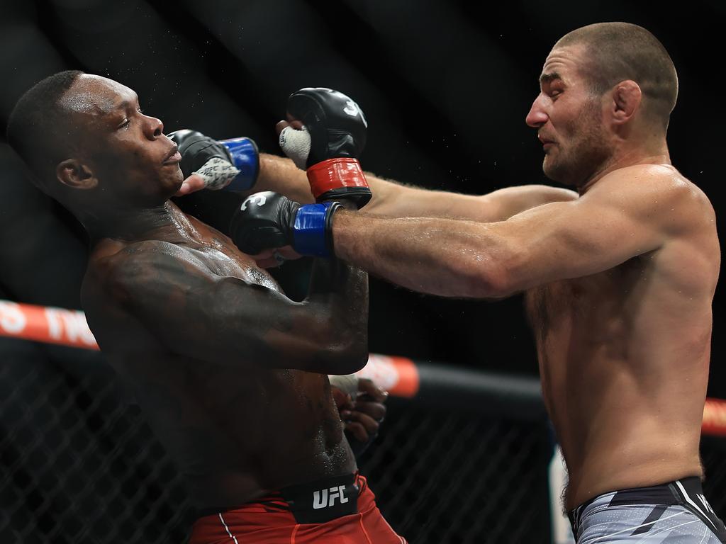 Adesanya lost a unanimous decision to Sean Strickland in Sydney last year. Picture: Mark Evans/Getty Images