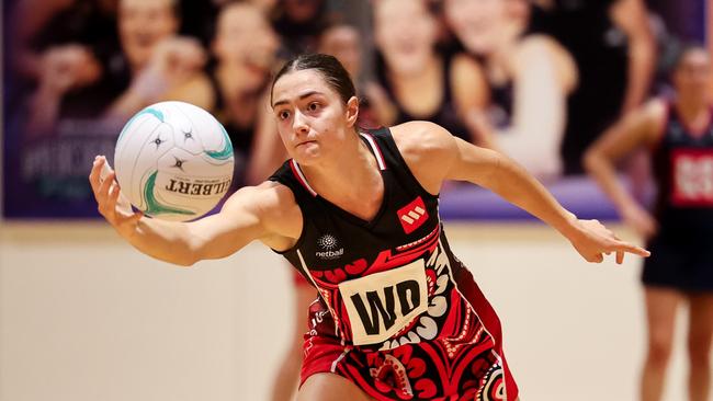 Southern Saints defender Mia Van Wyk during the 2024 Victorian Netball League (VNL) season. Picture: Grant Treeby/NV.