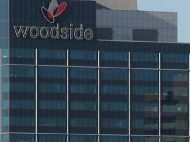 Woodside Petroleum's head office in Perth, Tuesday, March 17, 2015. (AAP Image/Kim Christian) NO ARCHIVING