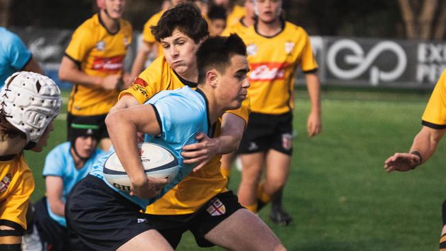 Action in the Gen Blue U16 invitational at Easts earlier this month. Pic: Waratahs Media