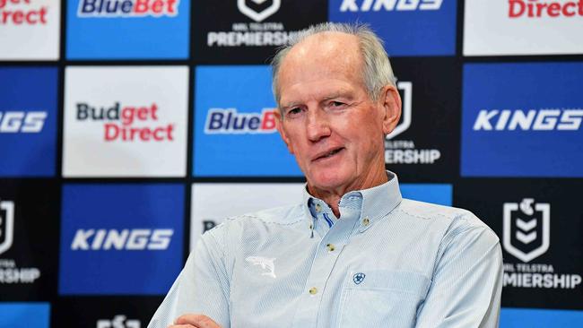 NRL:Roosters V Dolphins, Suncorp Stadium. Wayne Bennett. Picture: Patrick Woods.