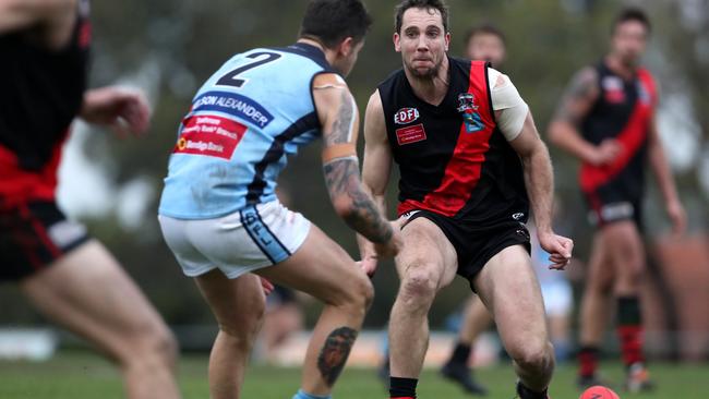 Pascoe Vale’s Kyle Hardingham is open to both options. Picture: Mark Dadswell