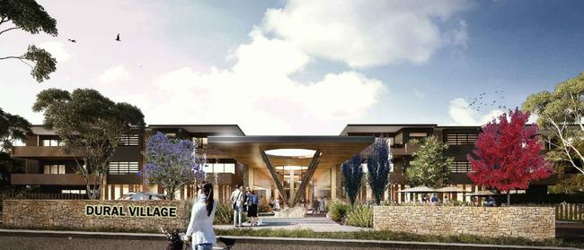 Artist impression for Dural Village at 3 Quarry Rd and 3 Vineys Rd, Dural.