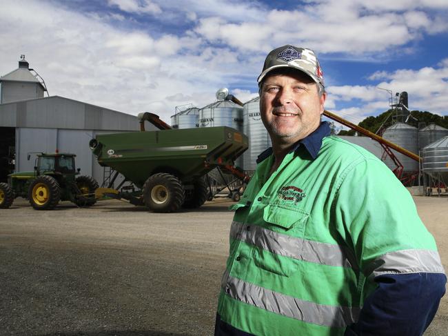 AGRICULTURAL - Farmer Mark Schilling on his property. Story is about the growth in Agricultural jobs. Picture Sarah Reed