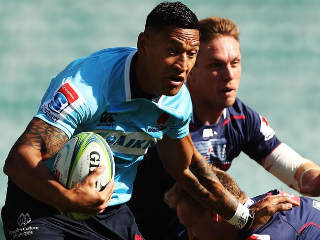 NSW backs coach Chris Malone says Israel Folau’s talents haven’t been properly utilised.