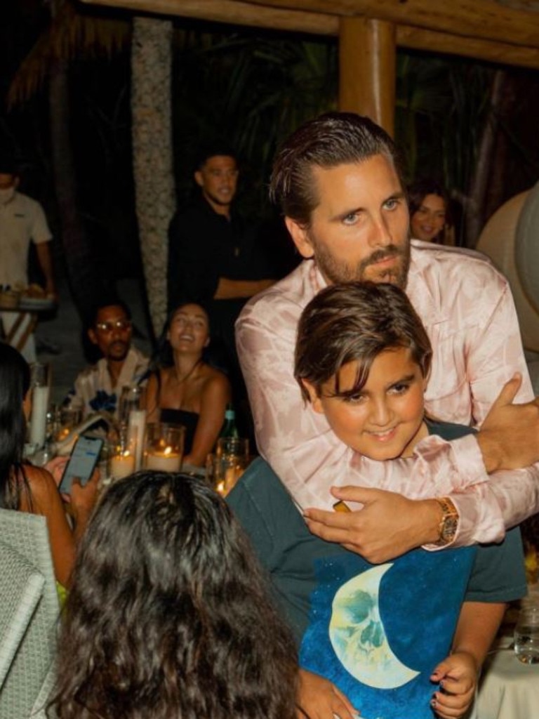 Scott Disick with son Mason.