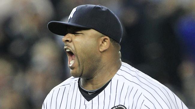 New York Yankees starting pitcher CC Sabathia has been ejected for intentionally hitting a batter. Picture: Getty