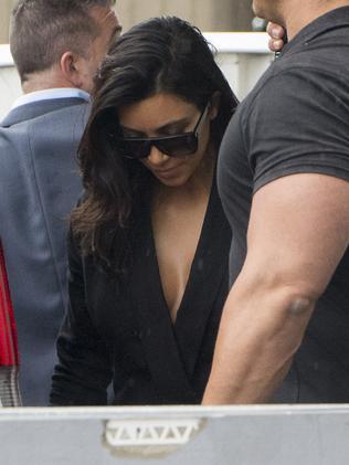 Kim Kardashian arrived in Sydney yesterday. Photos: Chris McKeen