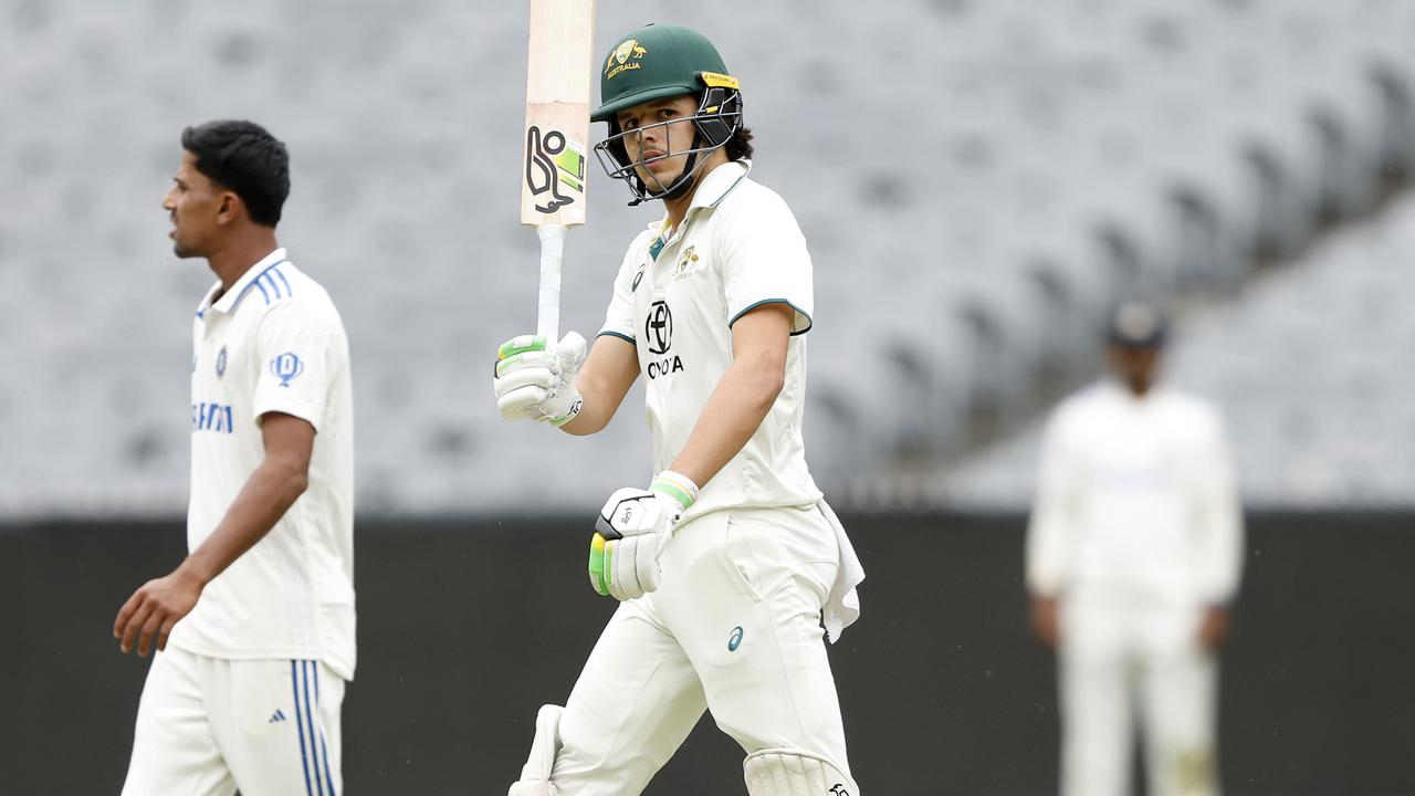 Sam Konstas rescues Australia A after Test hopefuls cop golden ducks in failed audition