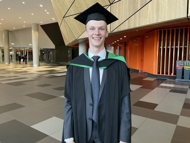 Josh Moran graduated from Australian Catholic University with a Master of Teaching (secondary). Photo: Himangi Singh.