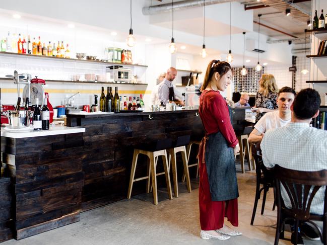 Comptoir, a new wine bar in Collingwood, Melbourne. Picture: Gareth Sobey