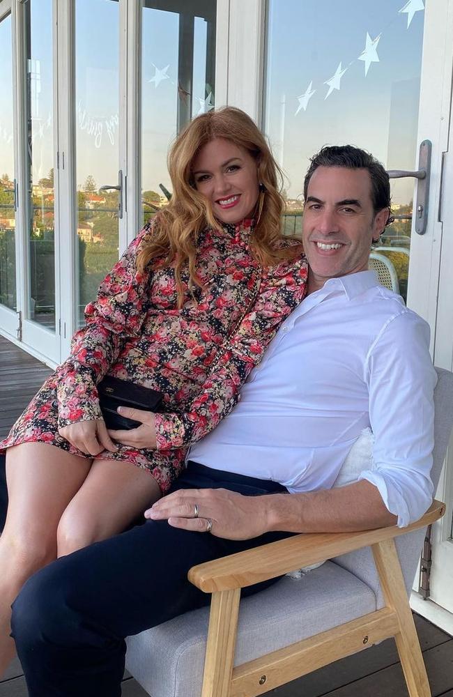 Sacha Baron Cohen and Isla Fisher have been spending some time in Perth. Picture: Instagram