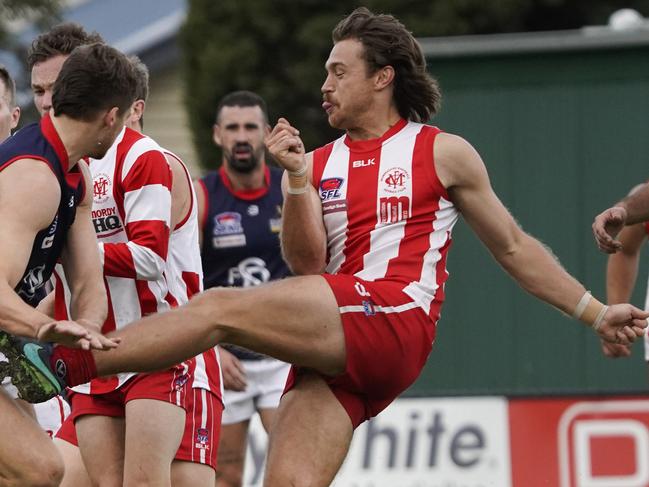 Southern football league: Mordialloc v Springvale Districts. James Keighley (Mordialloc). Picture: Valeriu Campan