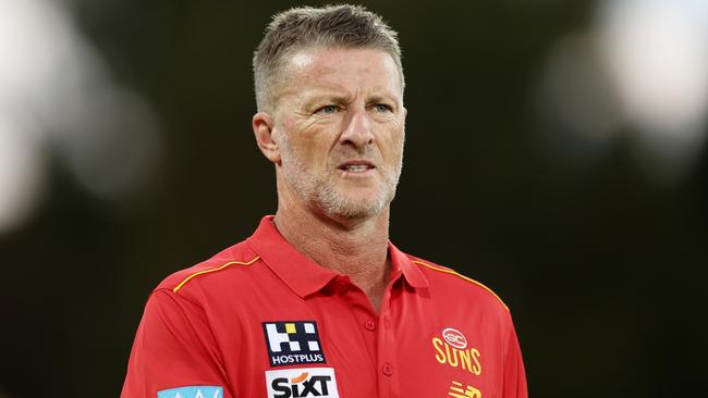 Suns head coach Damien Hardwick has a big job ahead. Picture: Matt King/Getty Images