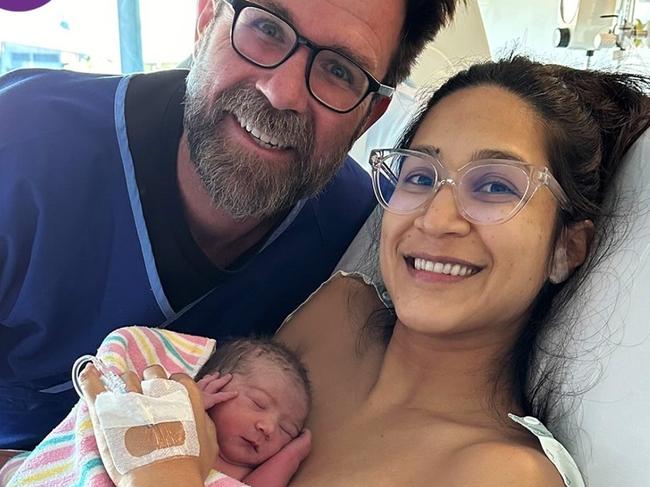 Brisbane radio host Kip Wightman announces birth of baby. Photo: Instagram.