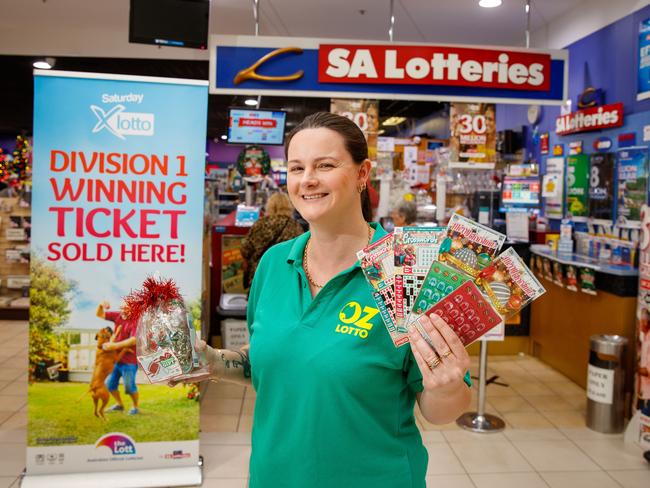 Kelly Hera-Singh from the Plaza newsagency at Tea Tree Plaza.