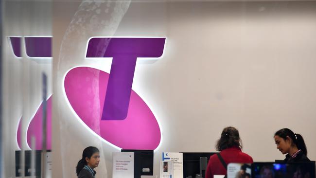 A Telstra store in Sydney. Picture: AAP