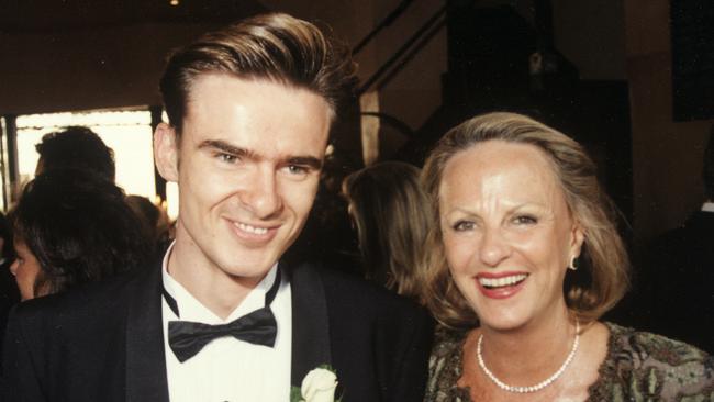 Matthew Wales with mum Margaret Wales-King on his wedding day.