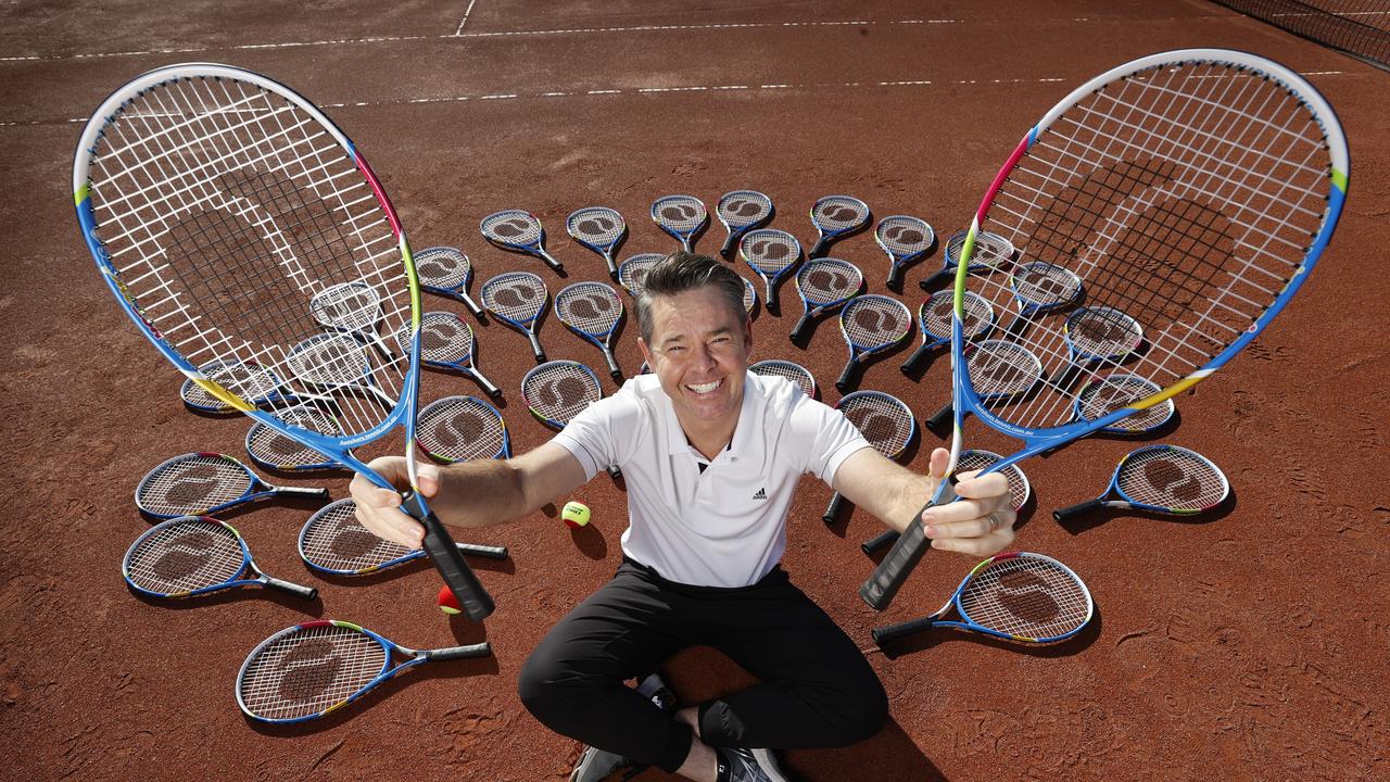 Todd Woodbridge has kept fit in retirement. Picture: Alex Coppel.