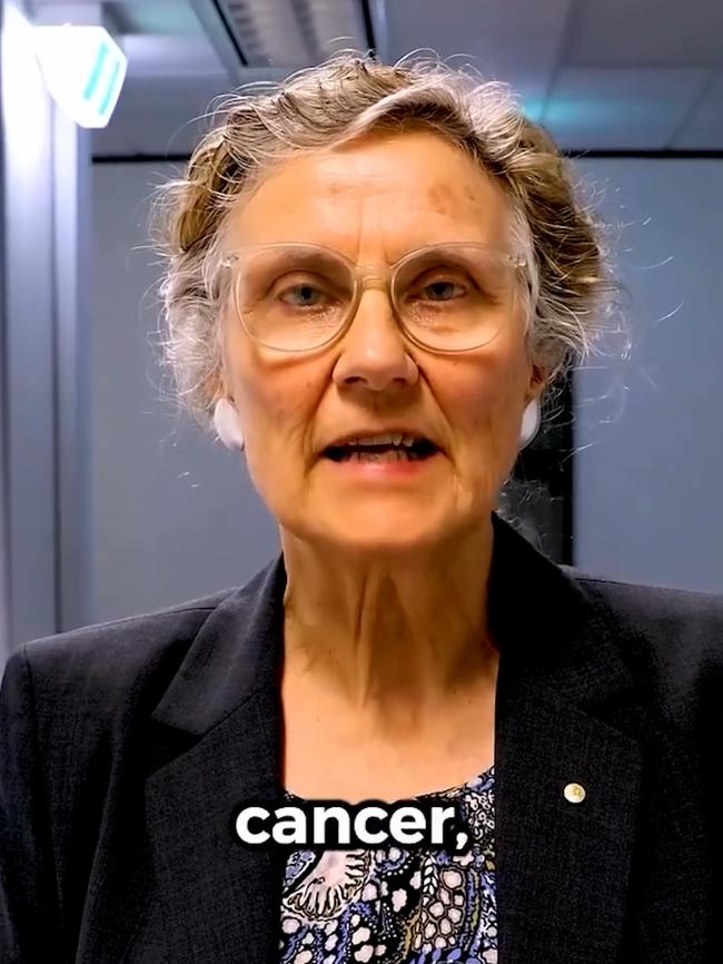 Dr Margaret Beavis appeared on the ALP’s Instagram account warning of the risk of cancer from nuclear power. Picture: Instagram