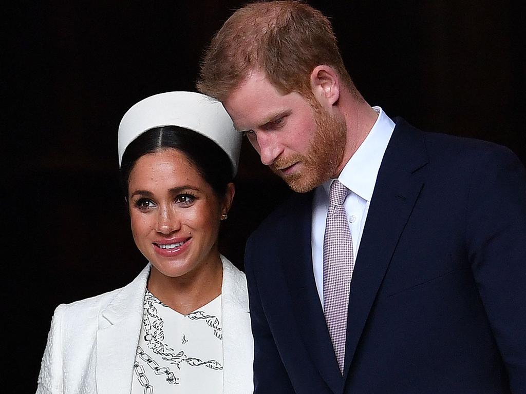 There are questions about why the couple continue to use their royal titles, despite their recent criticism of Harry’s family. Picture: Ben STANSALL / AFP