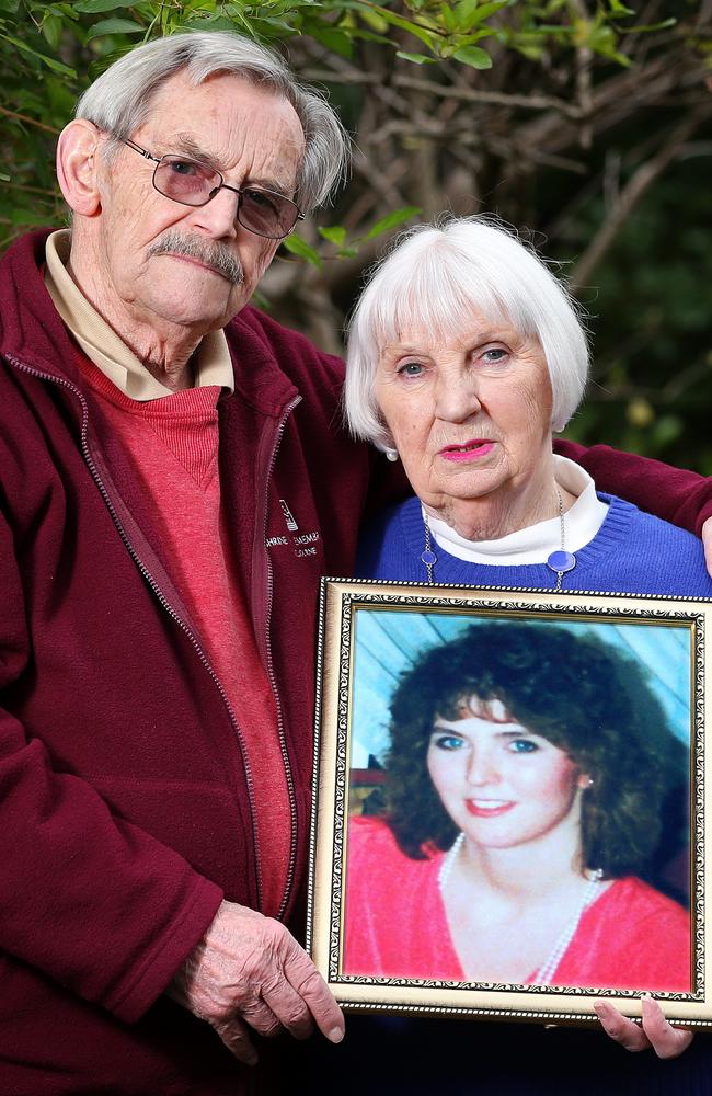 Parents of murder victim Jane Thurgood-Dove, John and Helen Magill. Picture: Mark Stewart