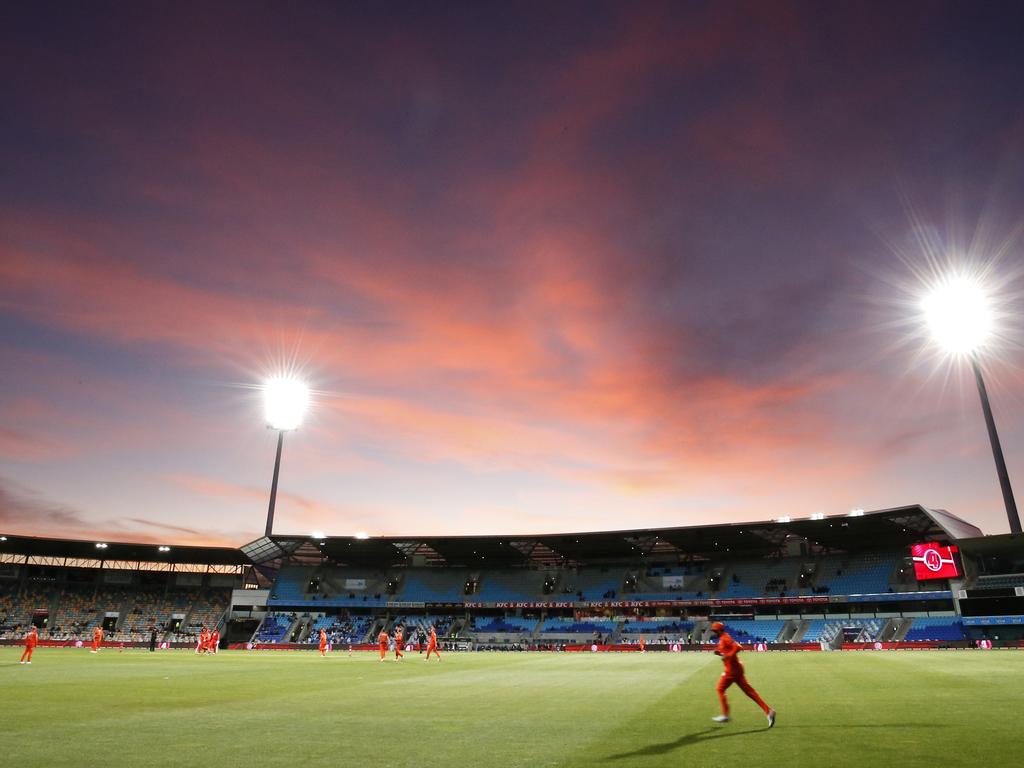 A general view of the Big Bash League in Hobart.