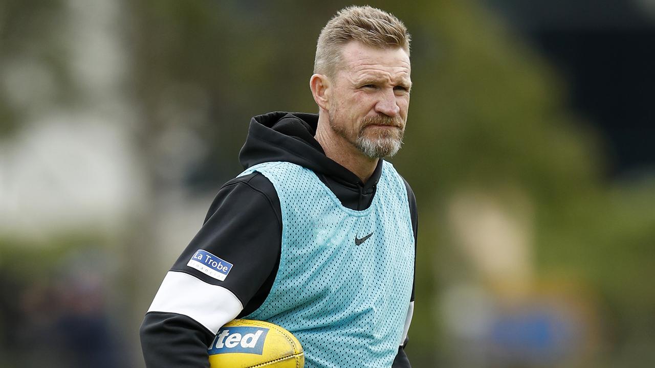 Does Buckley deserve the opportunity to coach the rebuild at Collingwood? Picture: Darrian Traynor/Getty Images