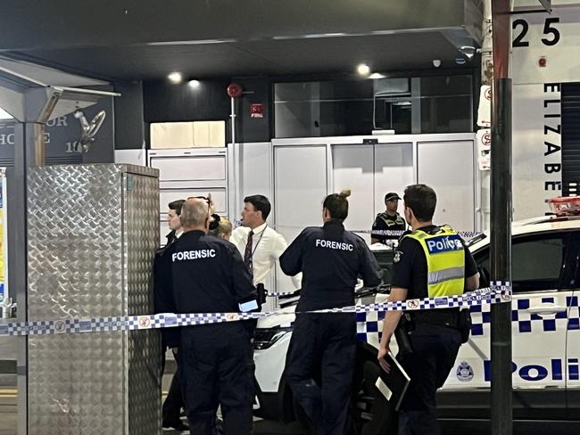 A man has died following an altercation at McDonalds on Elizabeth St Melbourne. Picture: Supplied