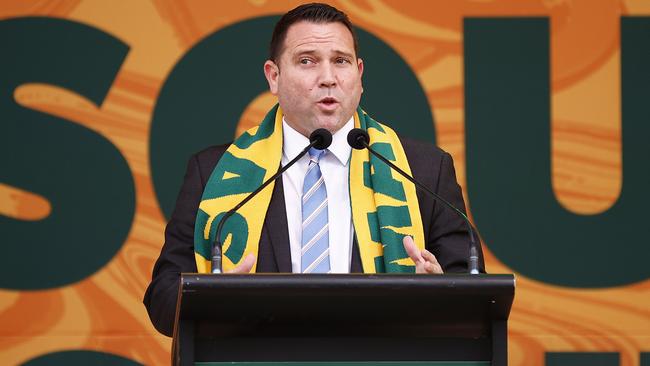 Football Australia chief executive James Johnson wants Australia to bid for ‘big competitions’. Picture: Daniel Pockett/Getty Images