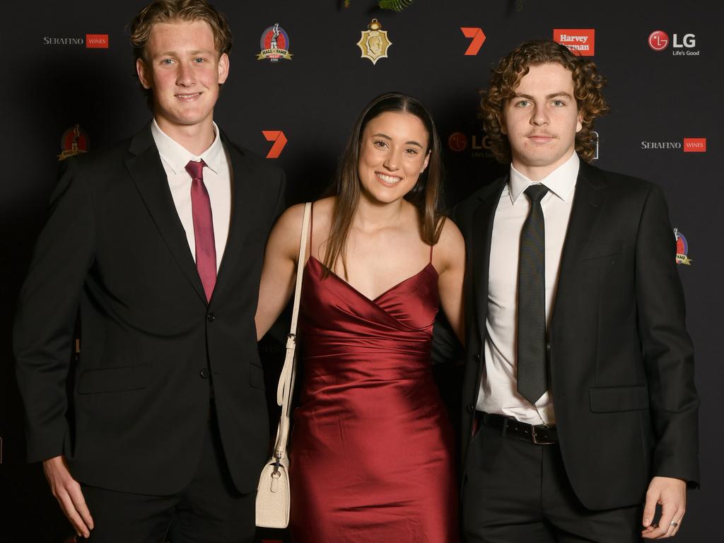 Brayden Cook, Abby Hakof and Zac Taylor. Picture: Naomi Jellicoe