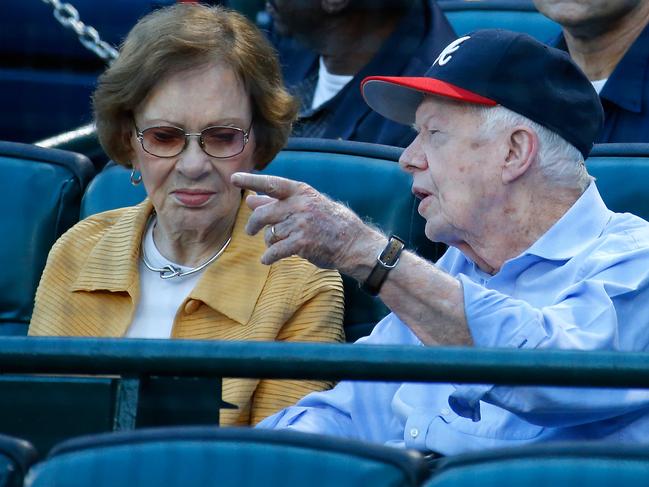 Former US President Jimmy Carter and his wife Rosalynn are both in their “final chapter” their grandson has revealed. Picture: Getty Images/AFP