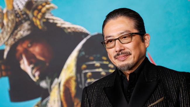 Japanese actor Hiroyuki Sanada attends the red carpet event for FX's "Shogun" at the Academy theatre in Los Angeles, February 13, 2024. Picture: Michael Tran / AFP