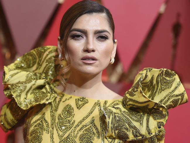 Blanca Blanco arrives at the Oscars on Sunday, Feb. 26, 2017, at the Dolby Theatre in Los Angeles. (Photo by Richard Shotwell/Invision/AP)