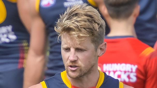 Monday January 08 2024 Crows pre season training at West Lakes Crows head quarters. Rory Sloane Picture: Roy VanDerVegt