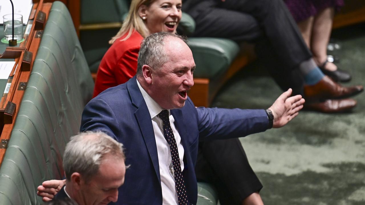 Barnaby Joyce has been called out for saying the former government had taken action on robodebt when it didn’t. Picture: NCA NewsWire / Martin Ollman