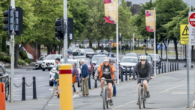 TRANSPORT – bicycle trips across Greater Hobart. Picture: Caroline Tan