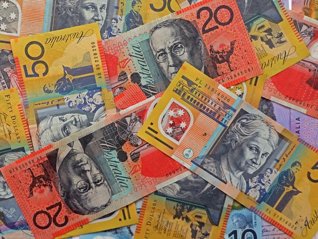 AUSTRALIA - NewsWire Photos - General view editorial generic stock photo of Australian cash money currency. Picture: NCA NewsWire / Nicholas Eagar