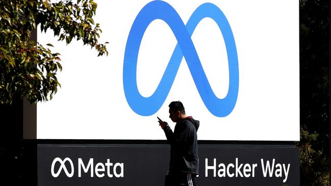 Facebook’s parent company Meta has announced new measures to tackle misinformation and disinformation before the Australian federal election. Picture: JUSTIN SULLIVAN / GETTY IMAGES NORTH AMERICA / AFP