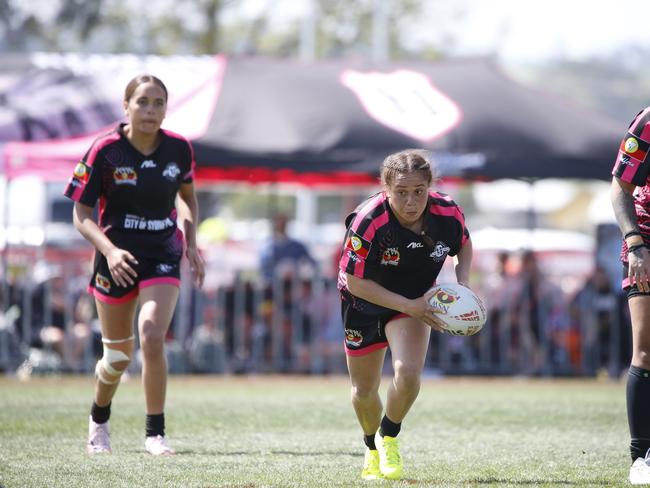 Koori Knockout - Day 4 Womens GF Redfern All Blacks v Bourke Warriors Monday, 7 October 2024 Hereford St, Bathurst NSW 2795, Australia, Picture Warren Gannon Photography