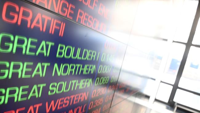 The Australian stock market is looking to improve on yesterday’s gains. Picture: Jeremy Piper