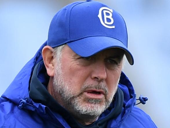 Head Coach Dean Pay during a Canterbury-Bankstown Bulldogs  NRL training session at Belmore in Sydney, Thursday, June 4, 2020. (AAP Image/Joel Carrett) NO ARCHIVING